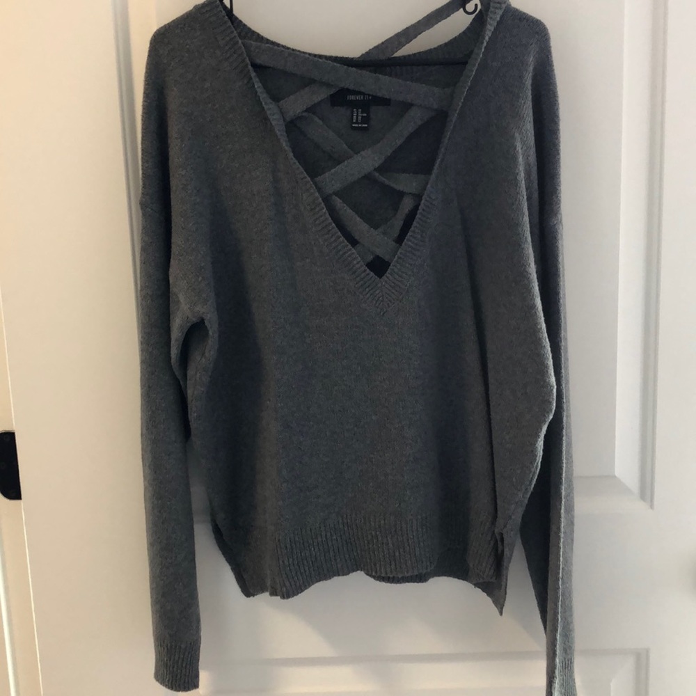 Gray sweater. Forever 21